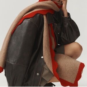 Anthropologie Scalloped Edge Scarf